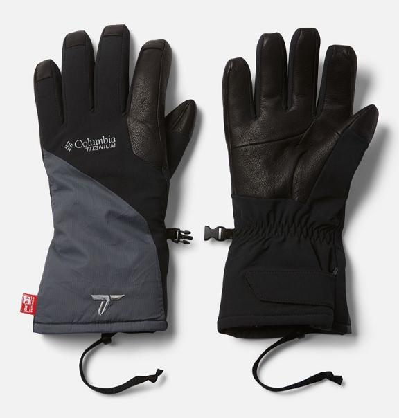 Columbia Powder Keg Gloves Black For Men's NZ84095 New Zealand